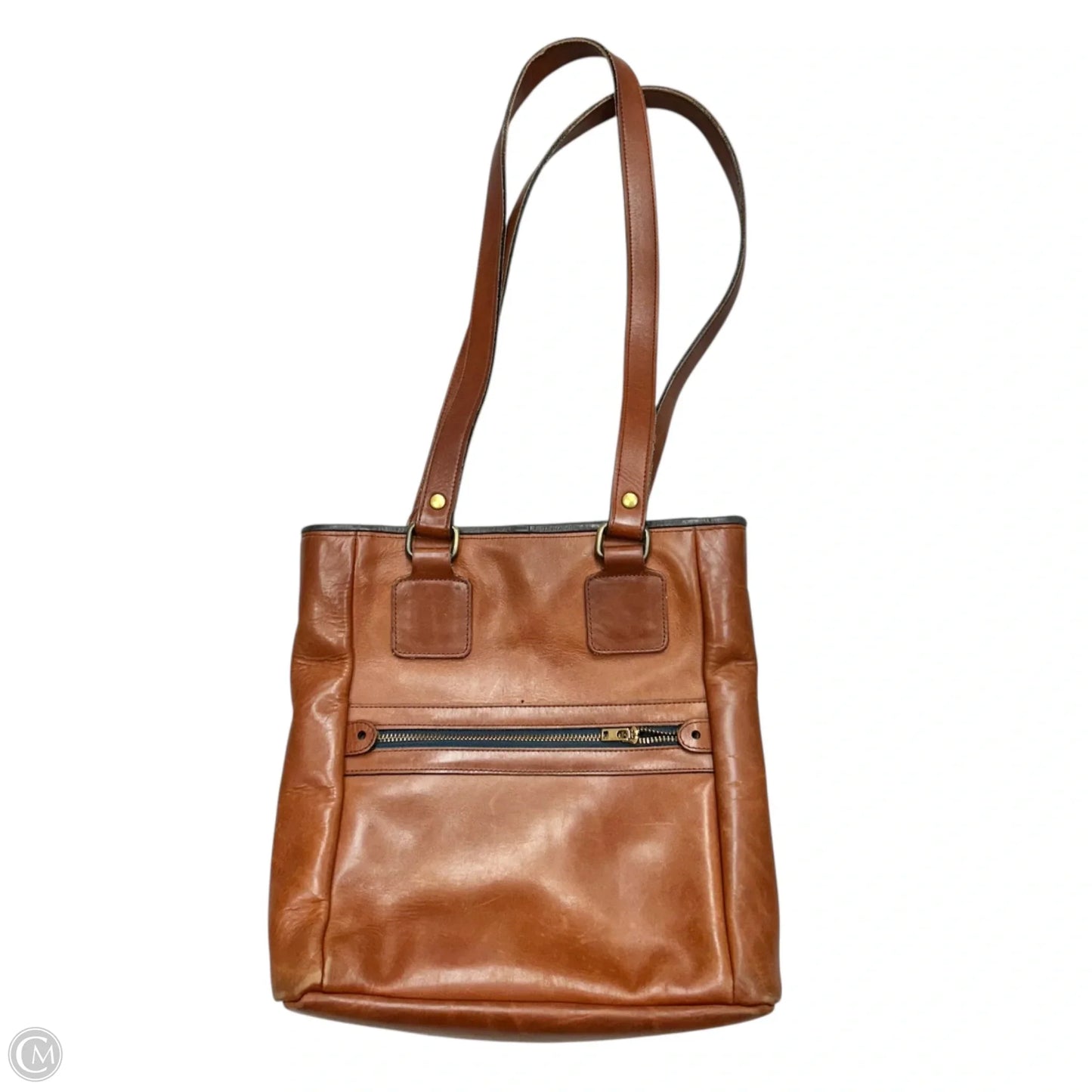 Handbag Leather By Territorie, Size: Large