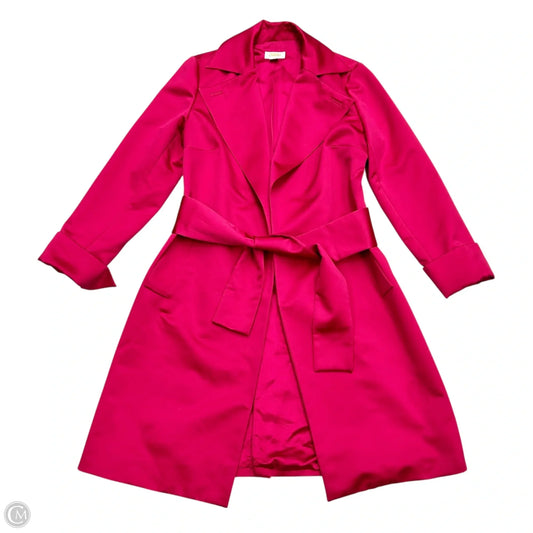 Coat Trench Coat By Talbots In Pink, Size: M