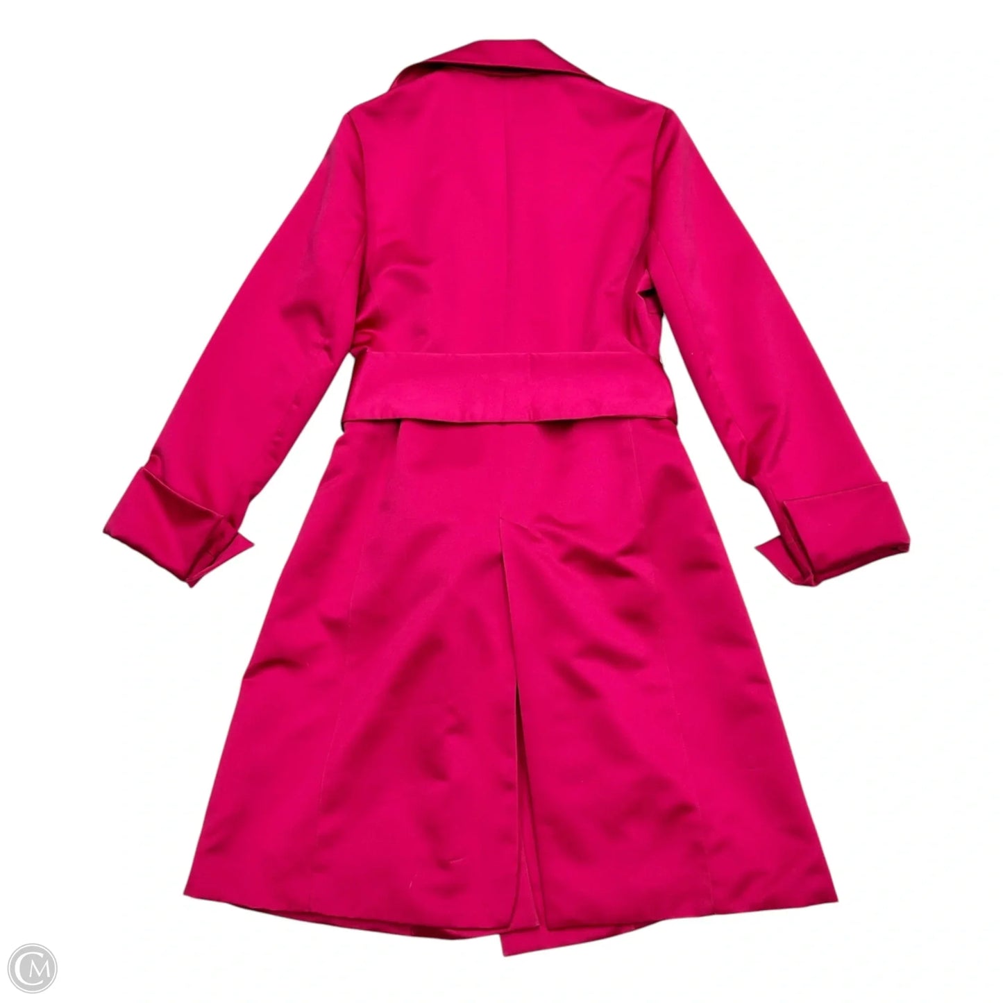 Coat Trench Coat By Talbots In Pink, Size: M