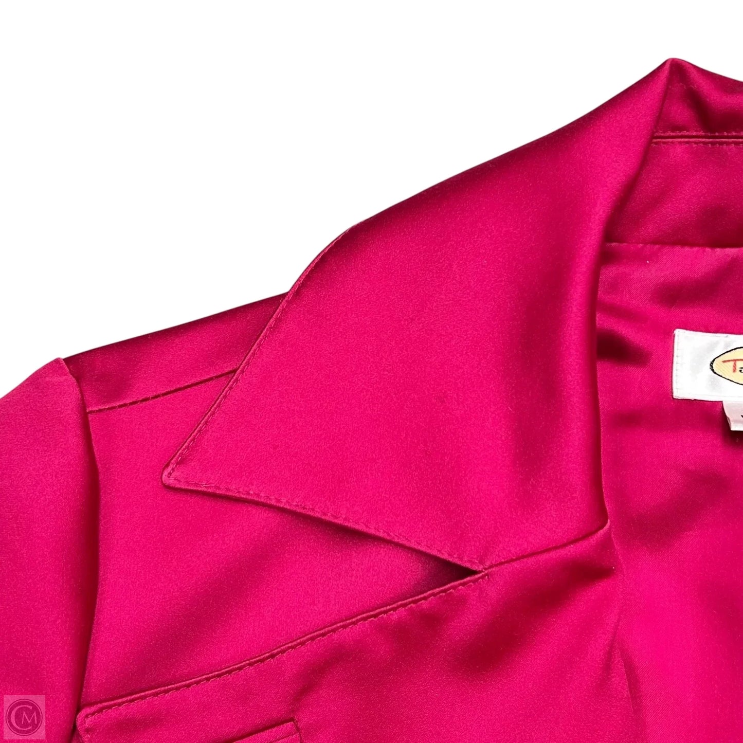 Coat Trench Coat By Talbots In Pink, Size: M