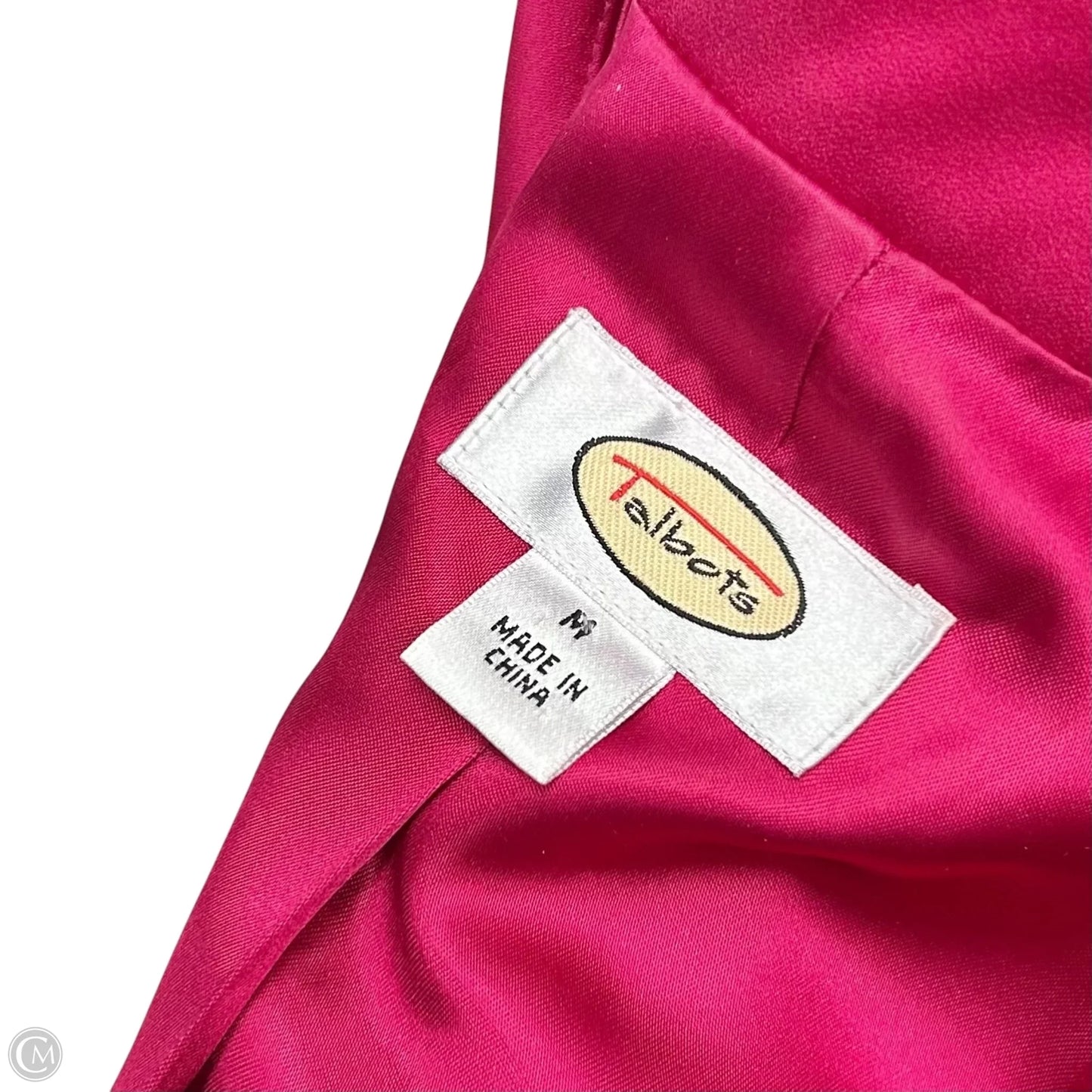 Coat Trench Coat By Talbots In Pink, Size: M