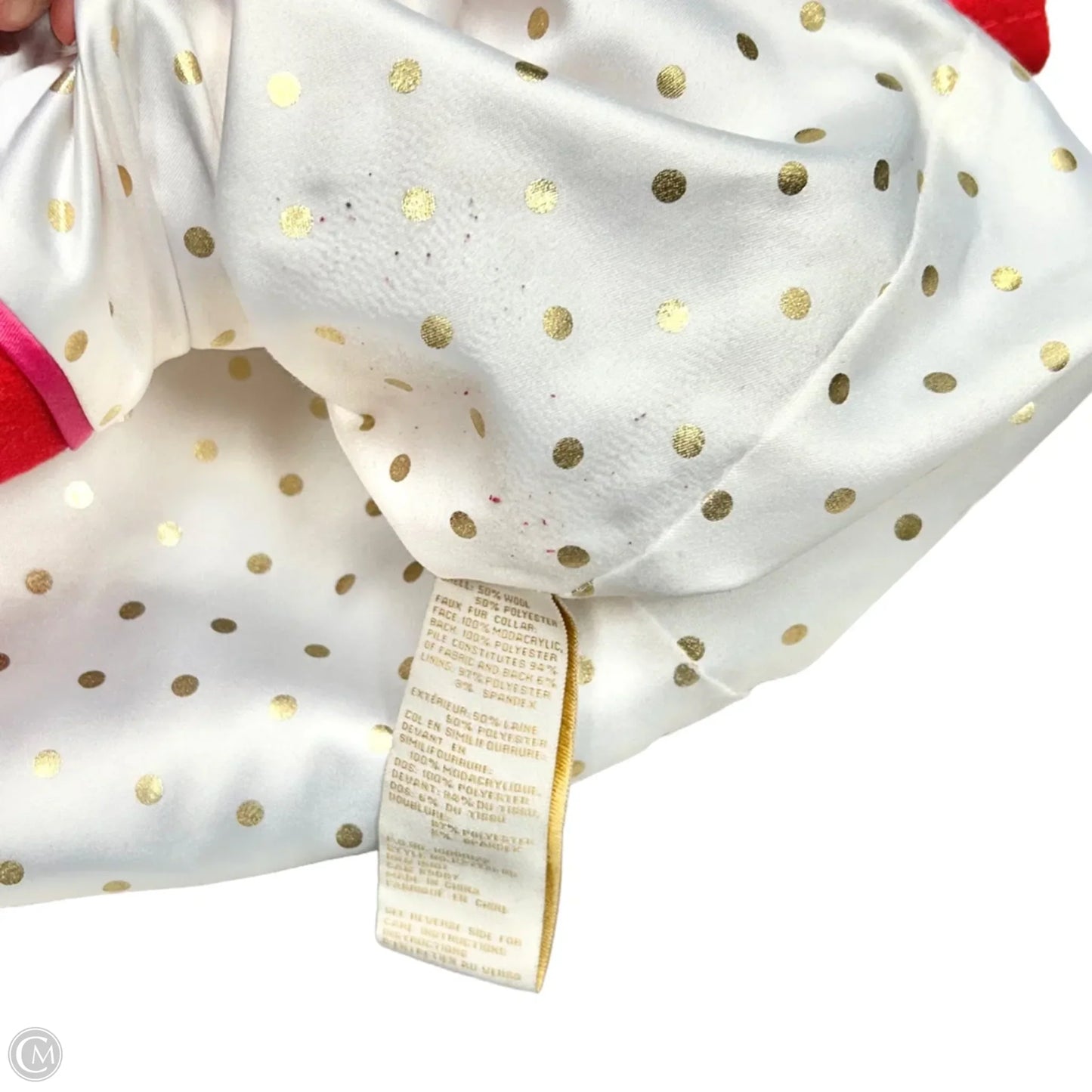 Coat Designer By Kate Spade In Brown & Red, Size: S