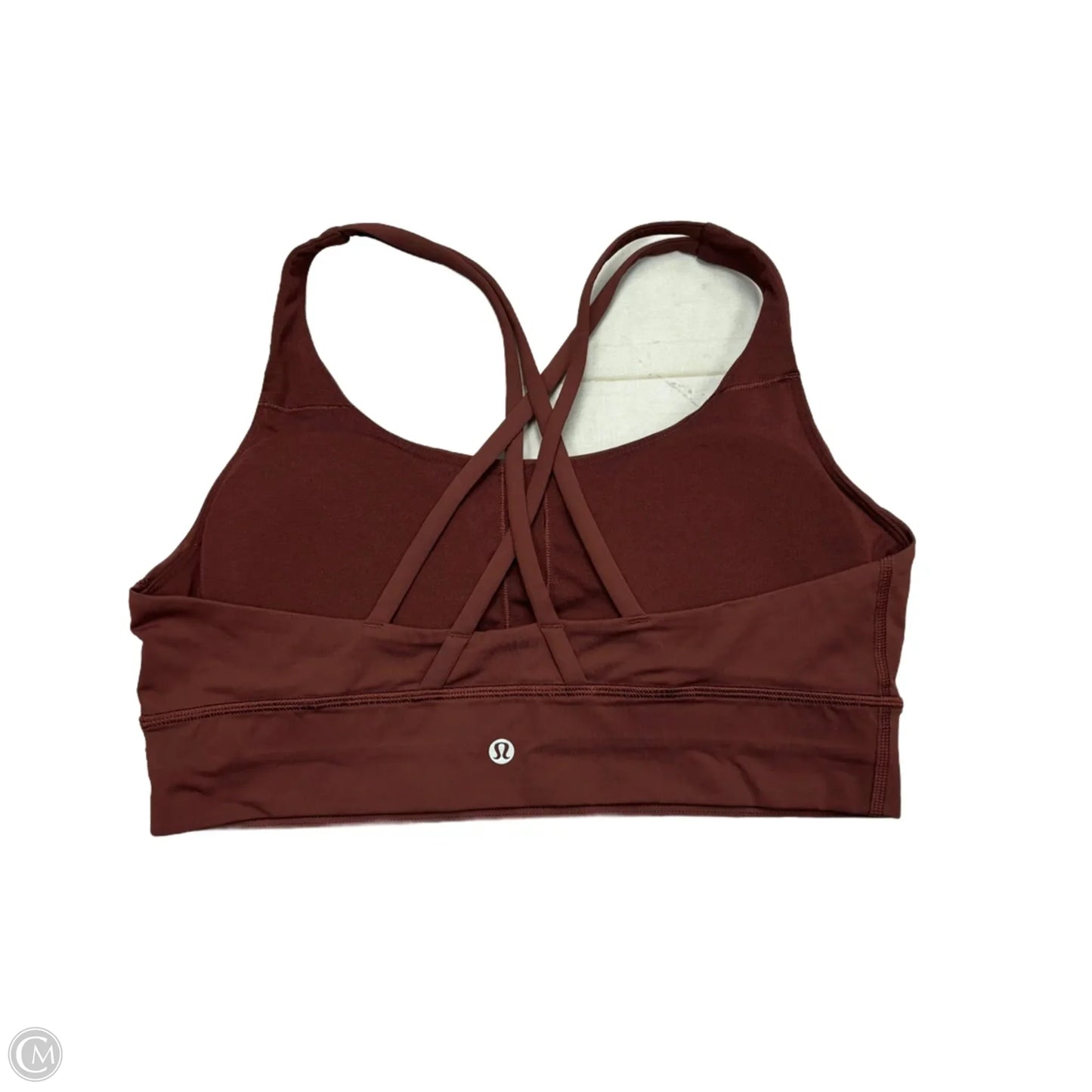 Athletic Bra By Lululemon In Maroon, Size: L