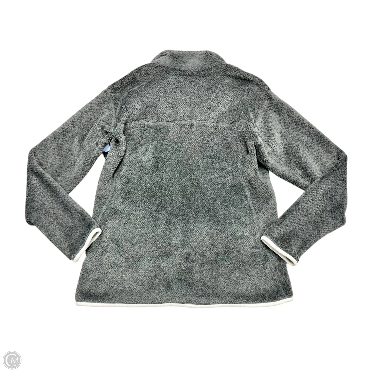 Sweatshirt Collar By Patagonia In Cream & Grey, Size: Xl