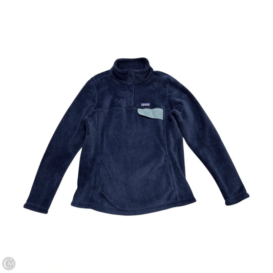 Sweatshirt Collar By Patagonia In Blue, Size: Xl