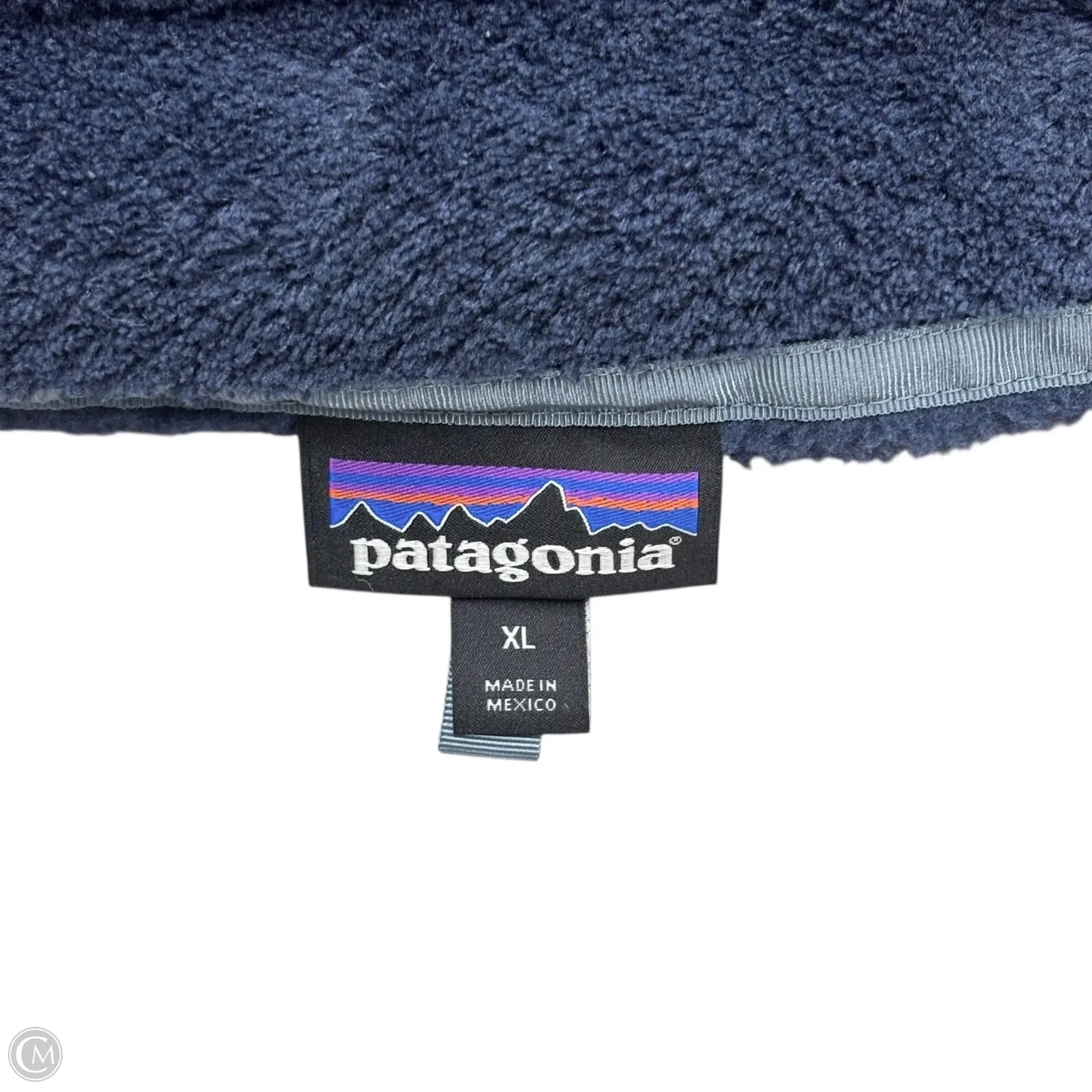 Sweatshirt Collar By Patagonia In Blue, Size: Xl