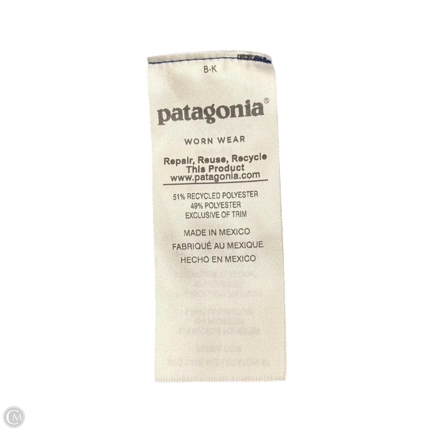 Sweatshirt Collar By Patagonia In Blue, Size: Xl