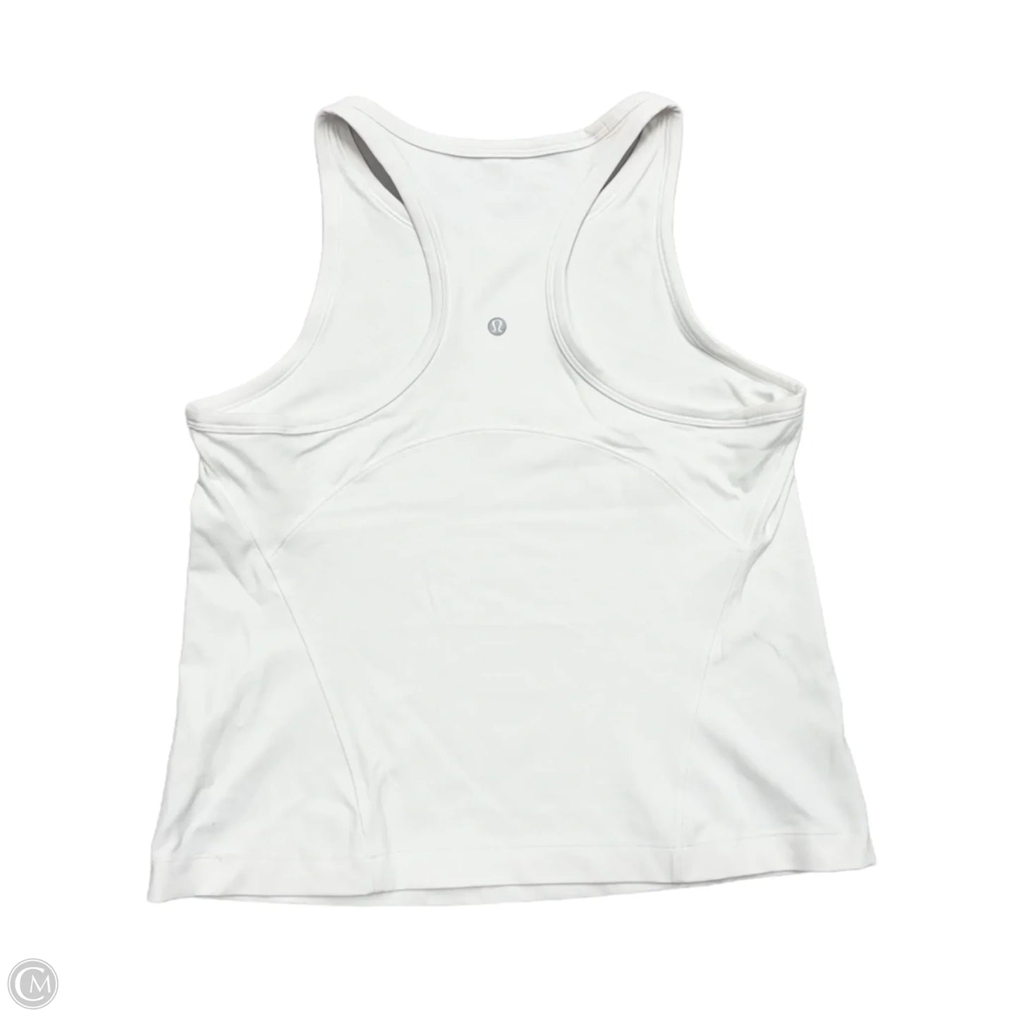Athletic Tank Top By Lululemon In White, Size: L