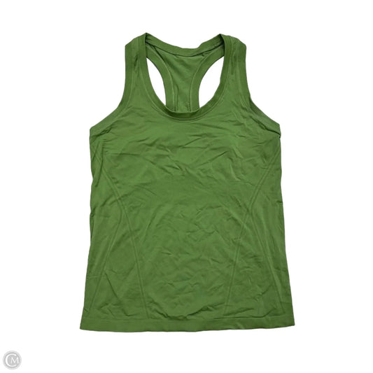 Athletic Tank Top By Lululemon In Green, Size: L