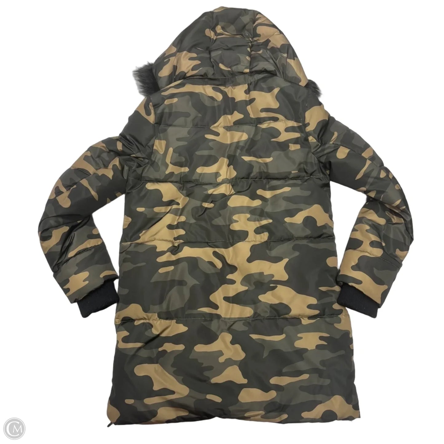 Coat Puffer & Quilted By New York And Co In Camouflage Print, Size: Xs