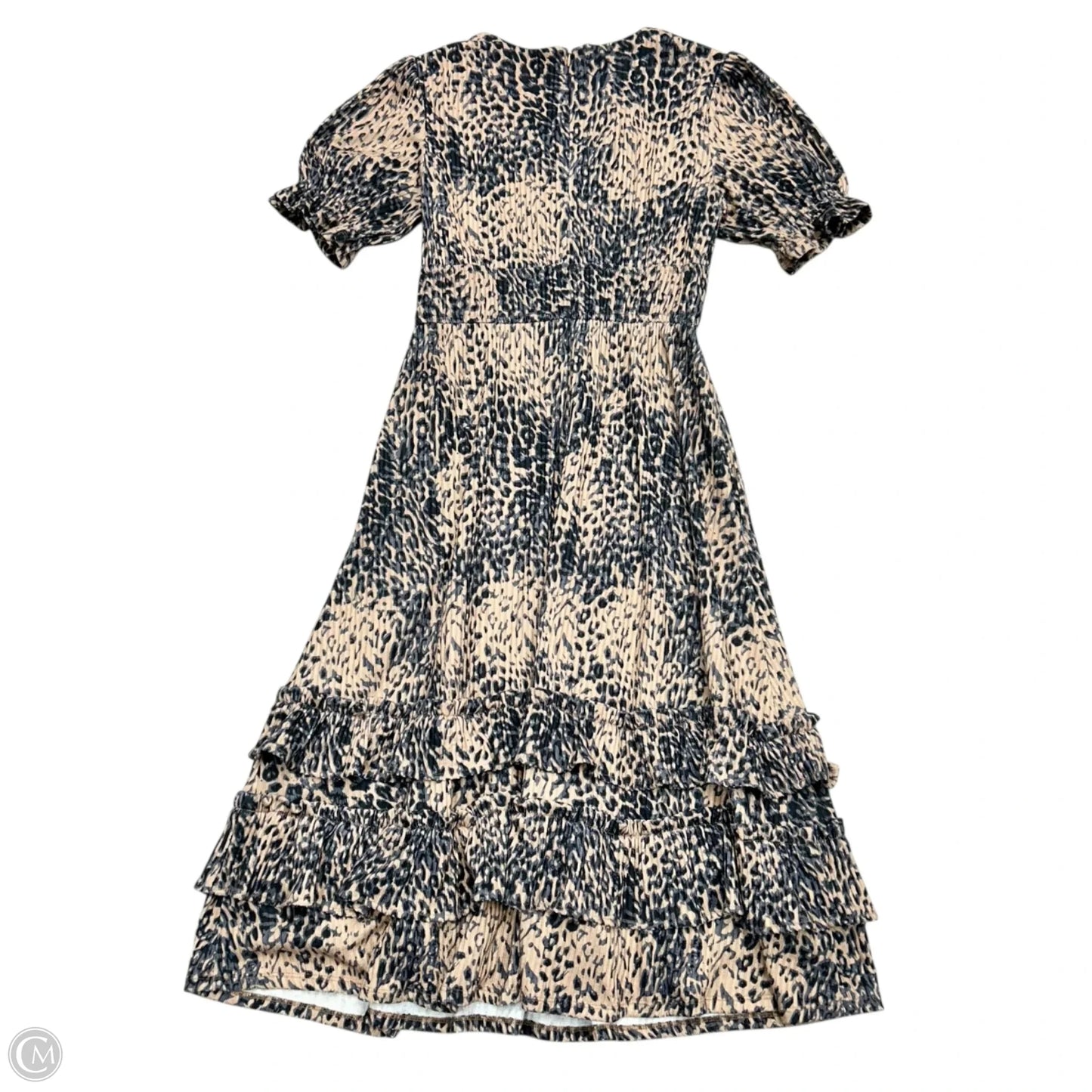 Dress Casual Maxi By Hutch In Tan & Black, Size: M
