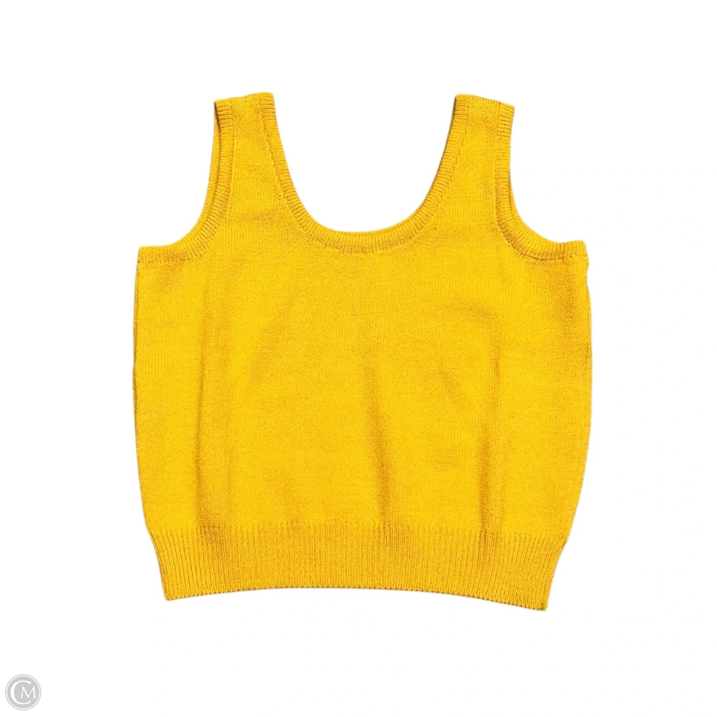 Tank Top By St. John Sport In Yellow, Size: S