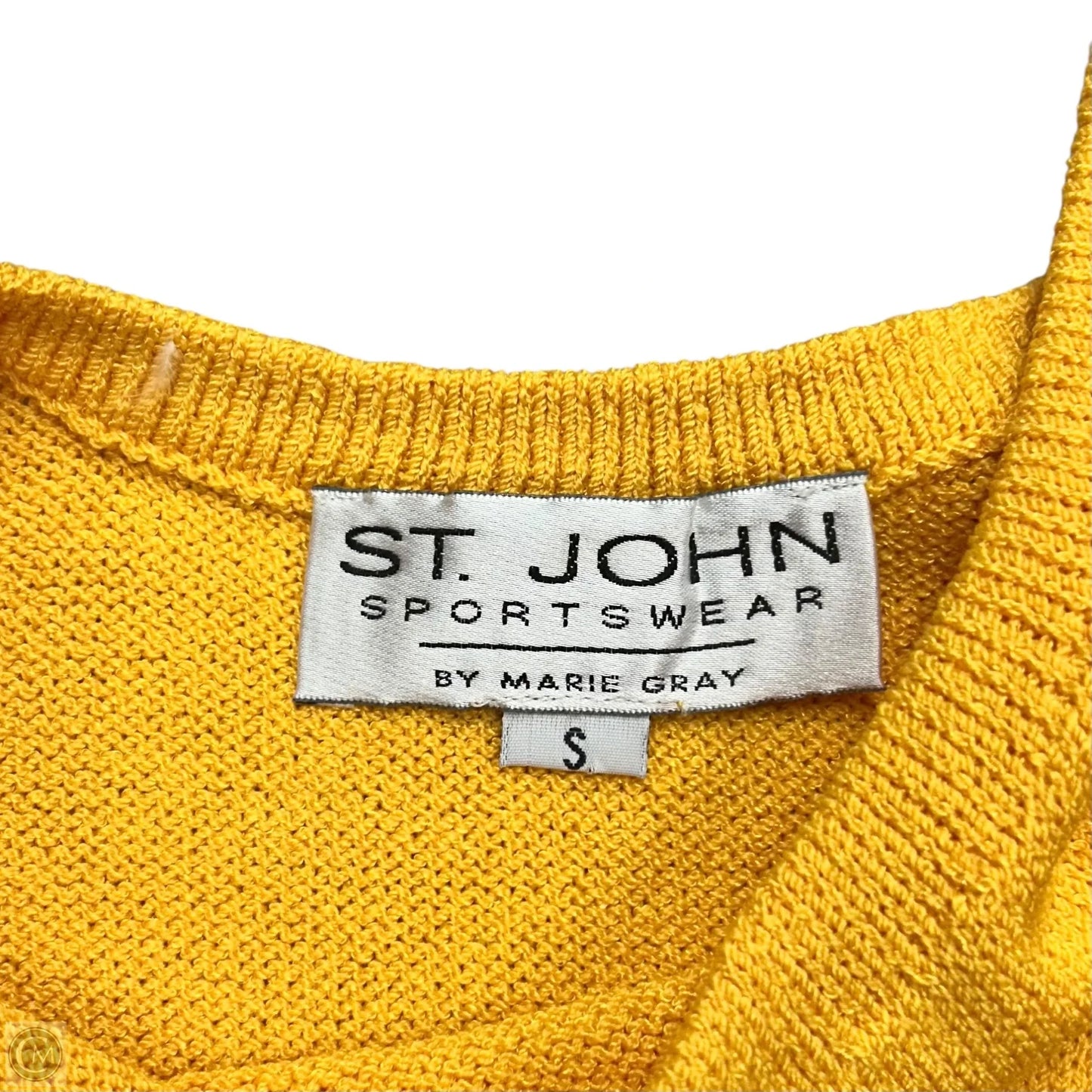 Tank Top By St. John Sport In Yellow, Size: S