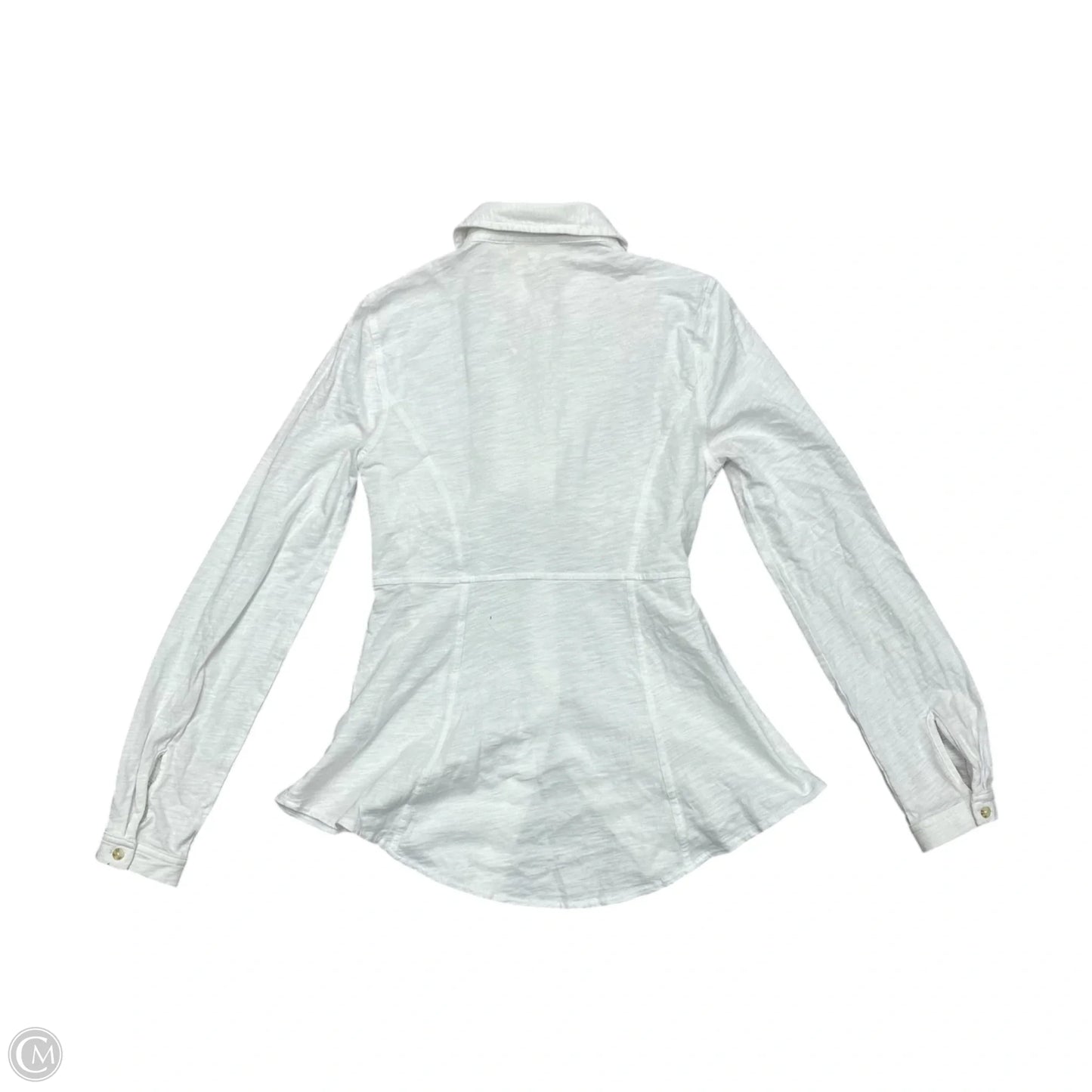 Top Long Sleeve By Maeve In White, Size: Xs