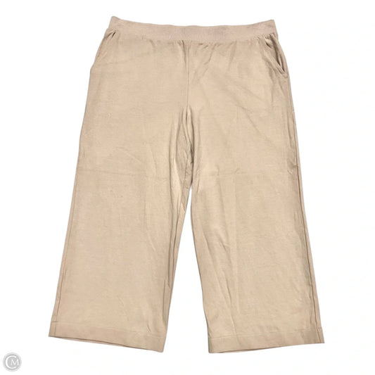 Pants Wide Leg By Haven In Tan, Size: Xxl