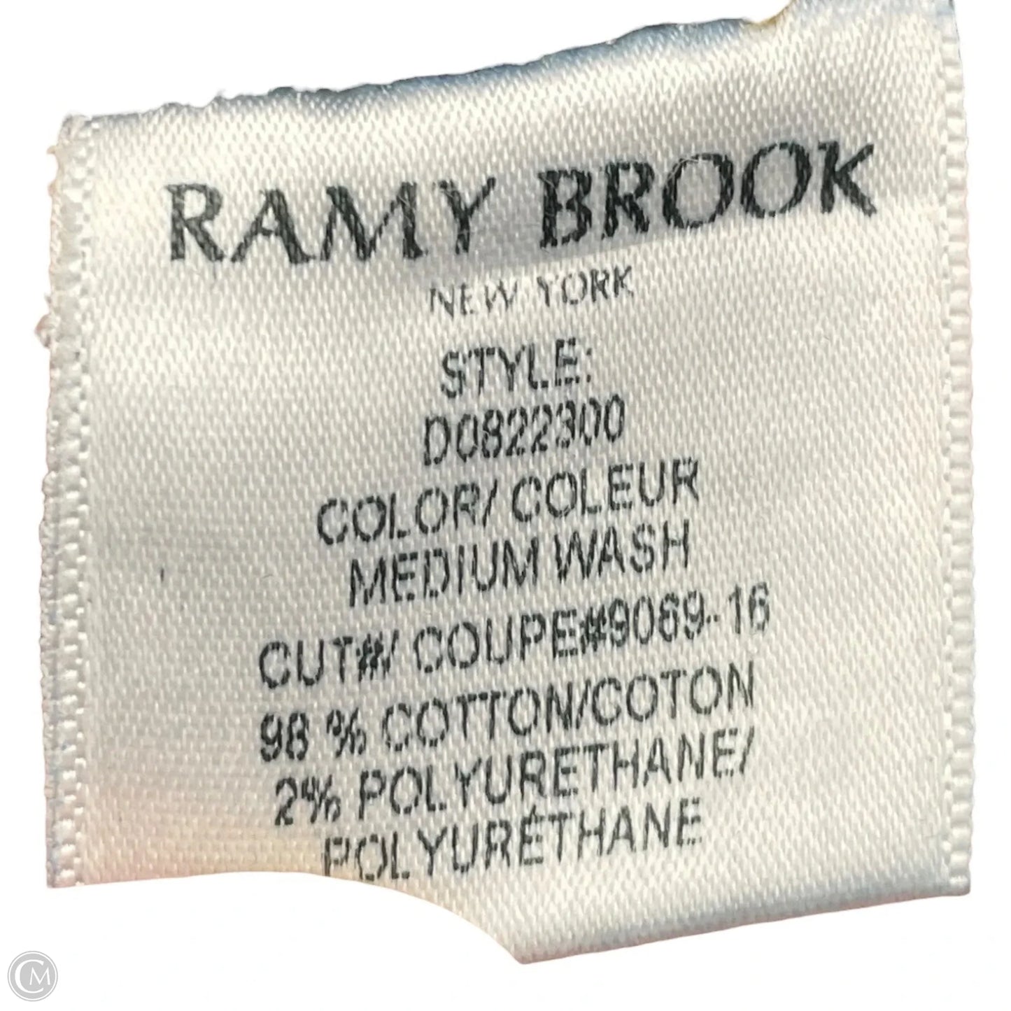 Dress Casual Short By Ramy Brook In Blue Denim, Size: L