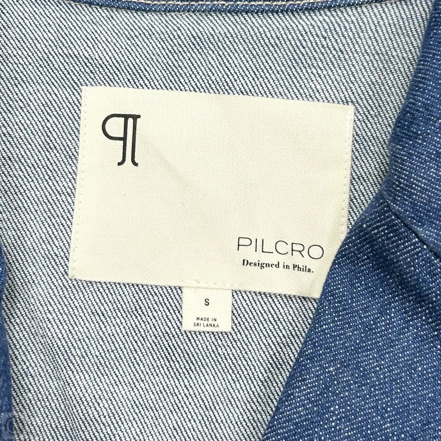 Vest Other By Pilcro In Blue Denim, Size: S