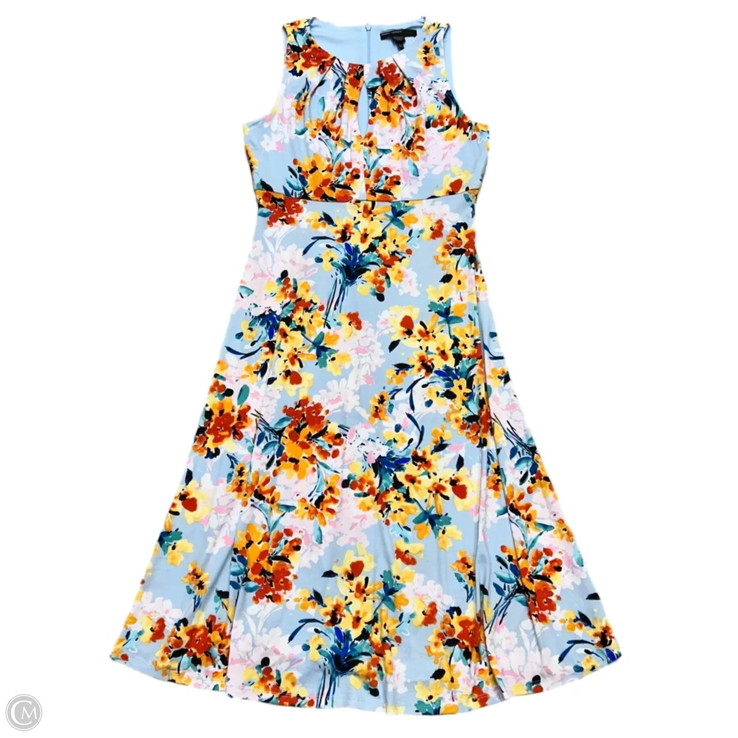 Dress Casual Midi By Maggy London In Floral Print, Size: S