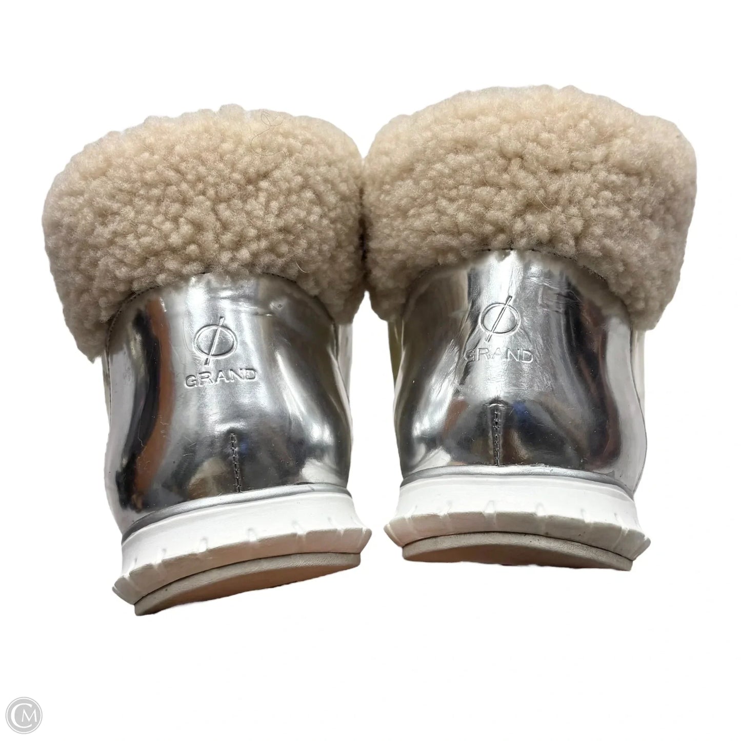 Boots Ankle Flats By Cole-haan In Cream, Size: 10