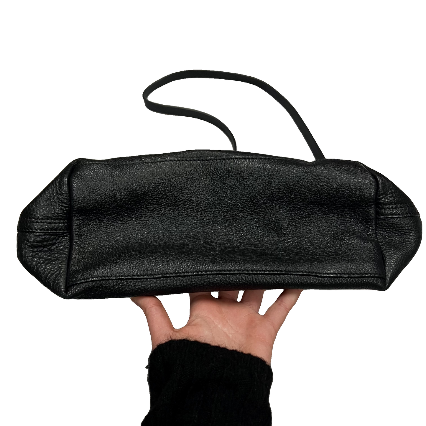 Handbag Leather By Gap, Size: Medium