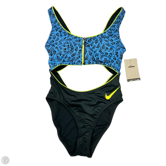 Swimsuit By Nike Apparel In Black & Blue, Size: M