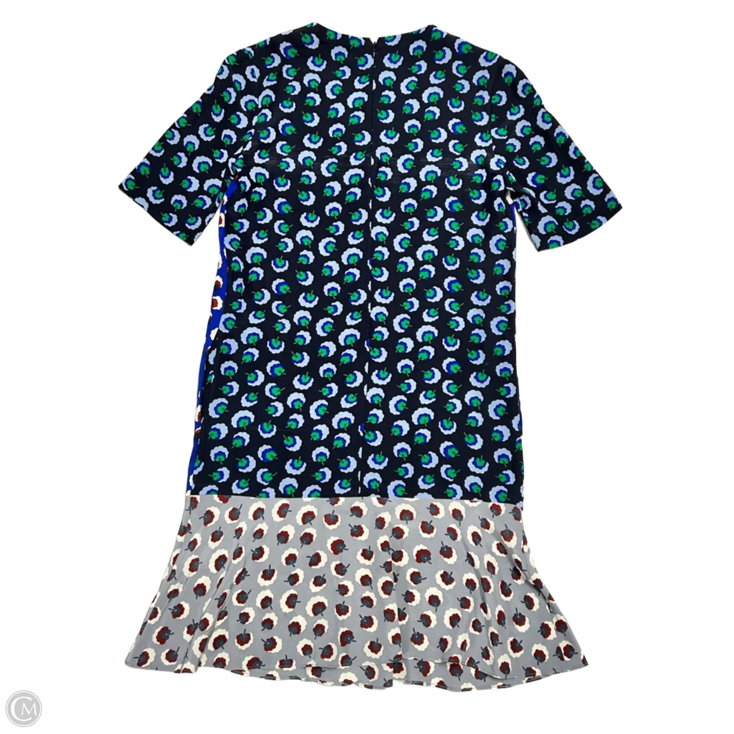 Dress Designer By Stella Mccartney In Black & Blue, Size: M