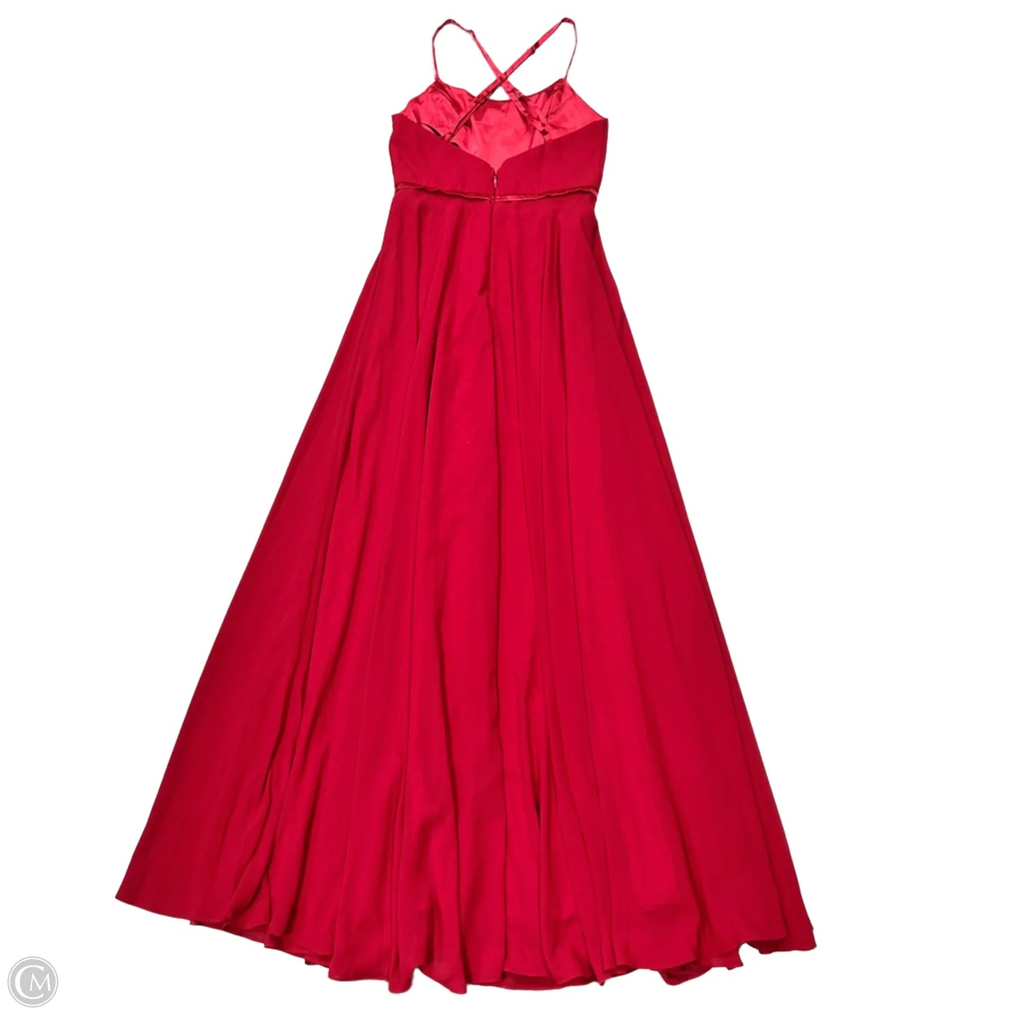 Dress Party Long By Lulus In Red, Size: S
