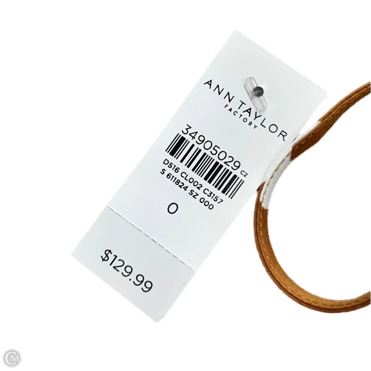 Dress Casual Maxi By Ann Taylor In Orange & White, Size: Xs