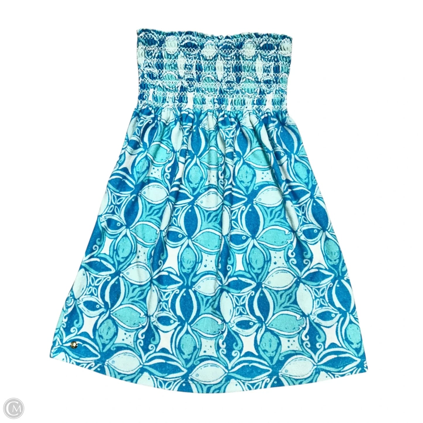 Swimwear Cover-up Designer By Lilly Pulitzer In Blue, Size: S