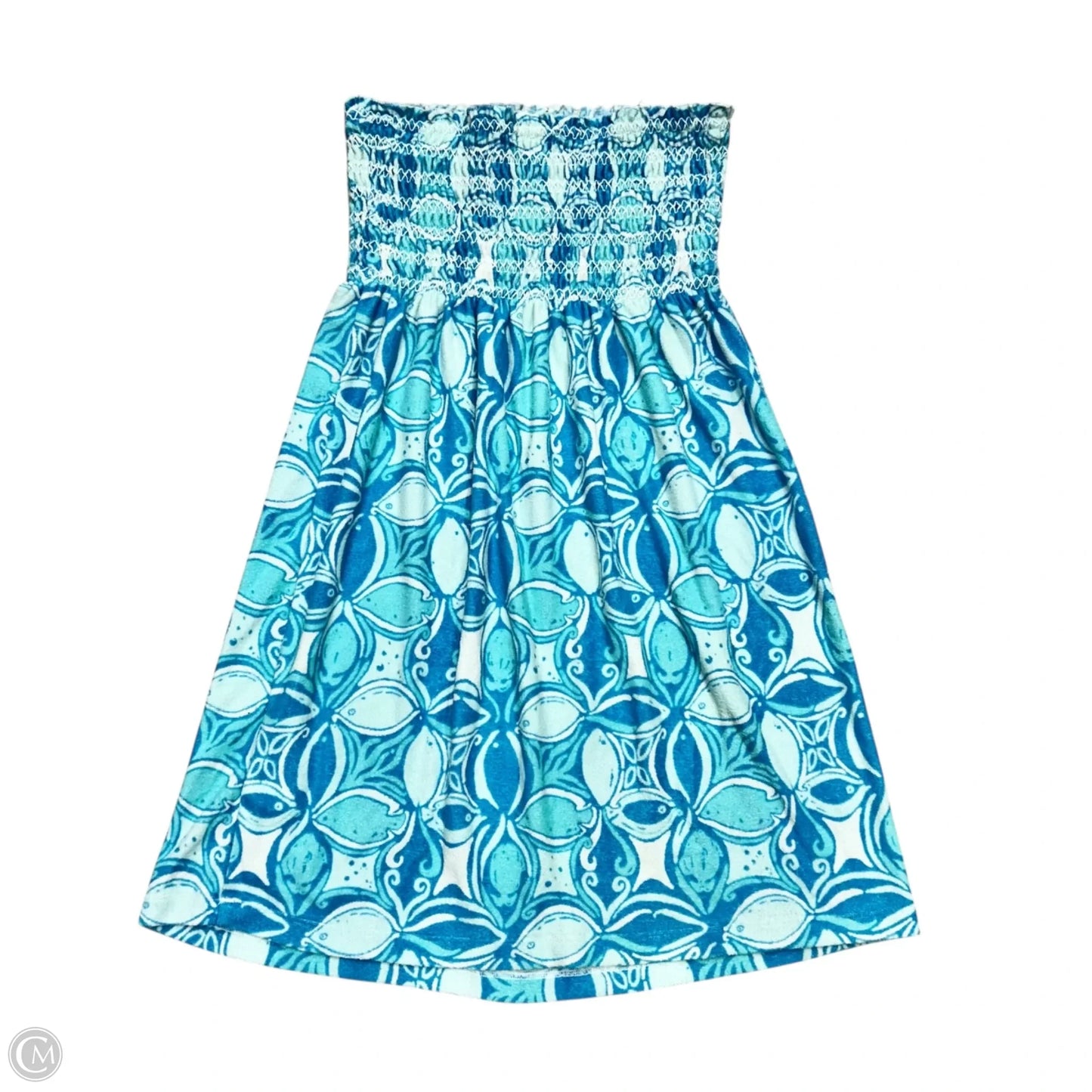 Swimwear Cover-up Designer By Lilly Pulitzer In Blue, Size: S