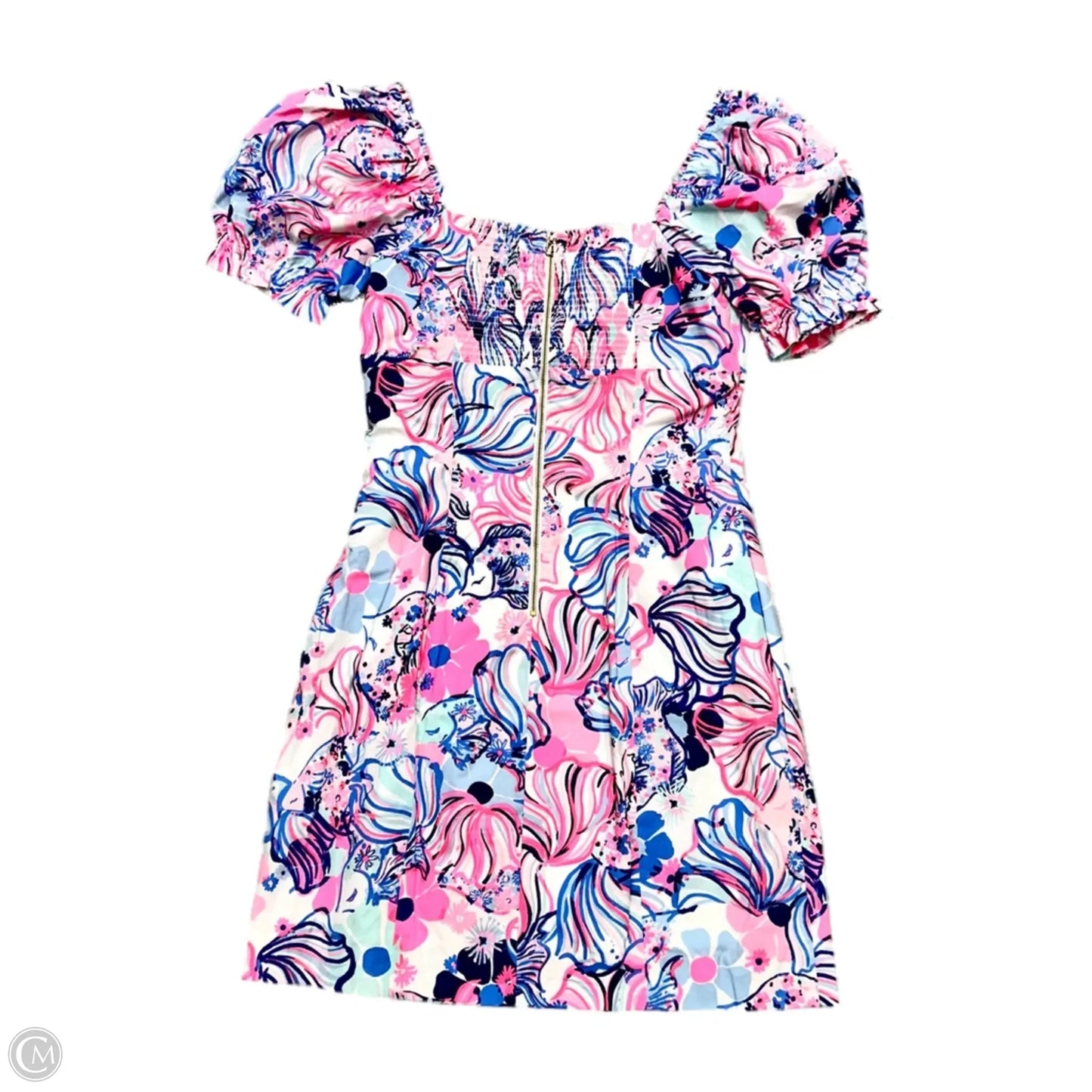 Dress Designer By Lilly Pulitzer In Blue & Pink, Size: Xs