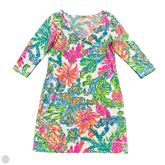 Dress Designer By Lilly Pulitzer In Blue & Pink, Size: M