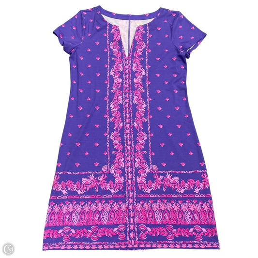 Dress Designer By Lilly Pulitzer In Pink & Purple, Size: M