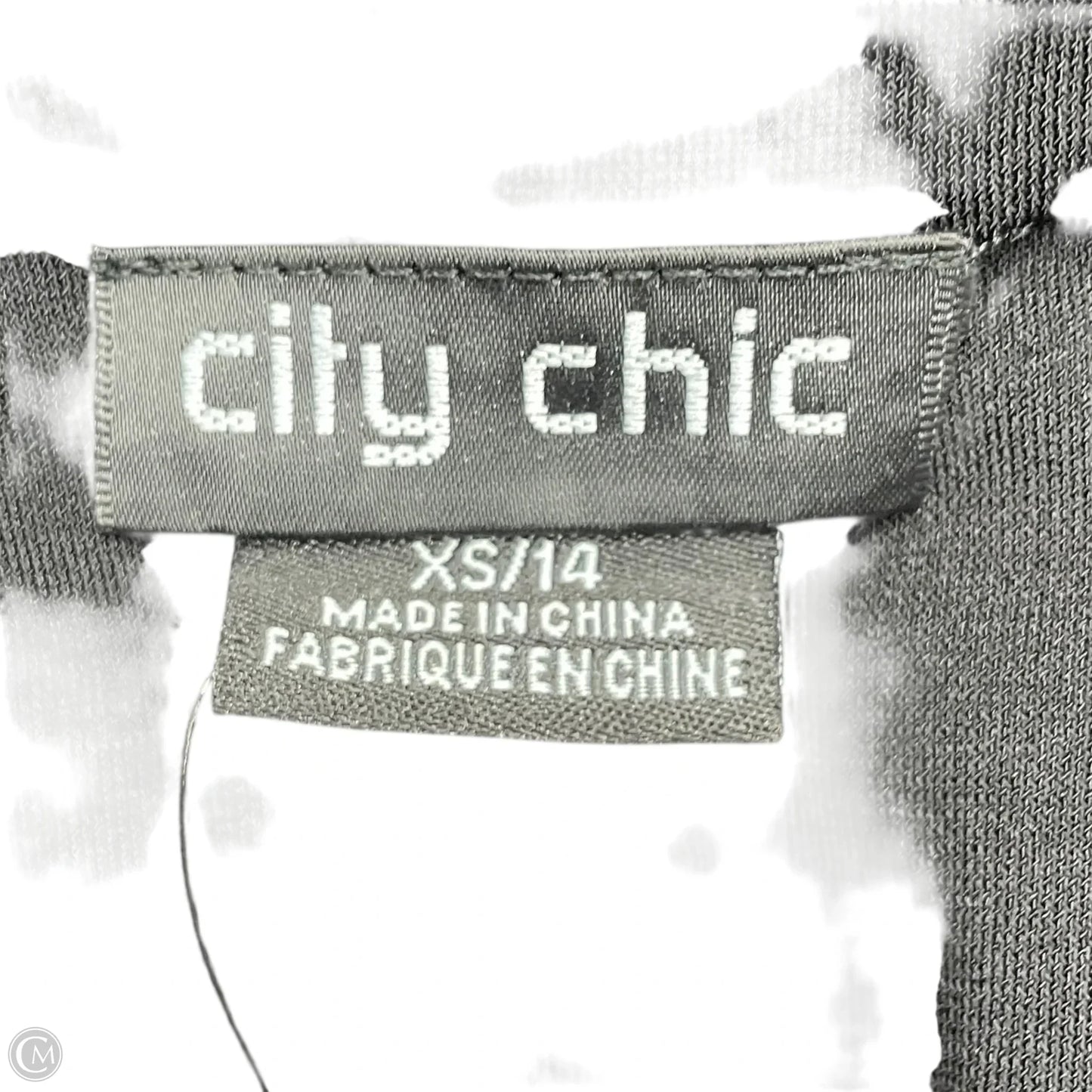 Dress Party Midi By City Chic In Black & Gold, Size: L