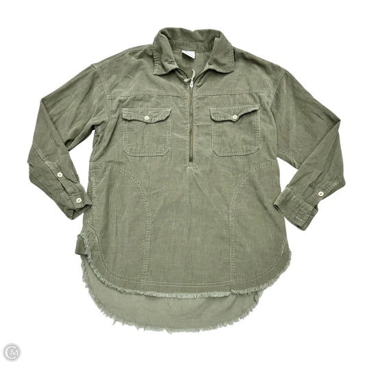 Top Long Sleeve By Aerie In Green, Size: Xxs