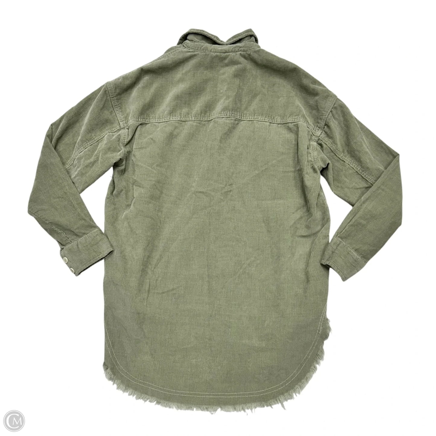 Top Long Sleeve By Aerie In Green, Size: Xxs