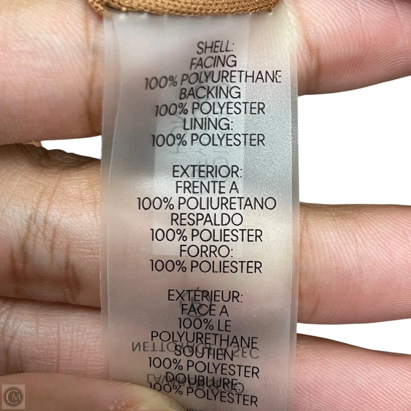 Dress Work By Calvin Klein In Tan, Size: M