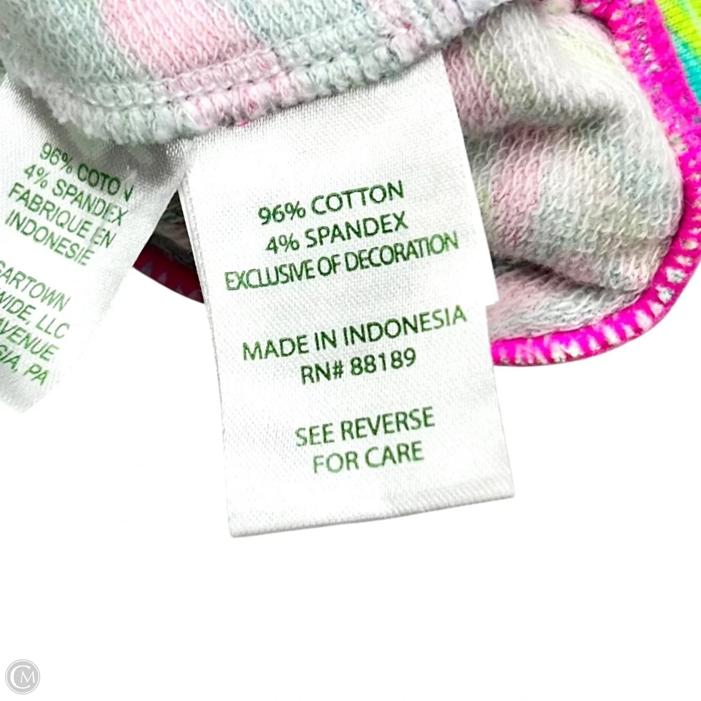 Sweatshirt Designer By Lilly Pulitzer In Green & Pink, Size: L