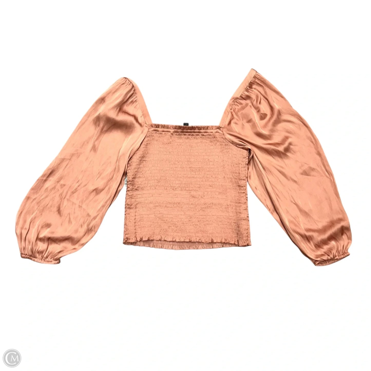 Blouse Long Sleeve By J. Crew In Pink, Size: M
