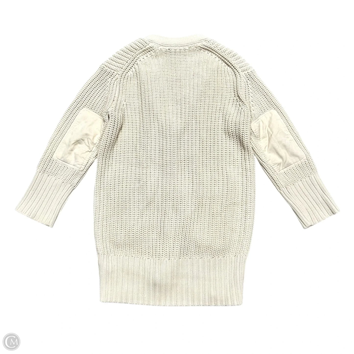 Sweater Cardigan By Equipment In Cream, Size: Xs