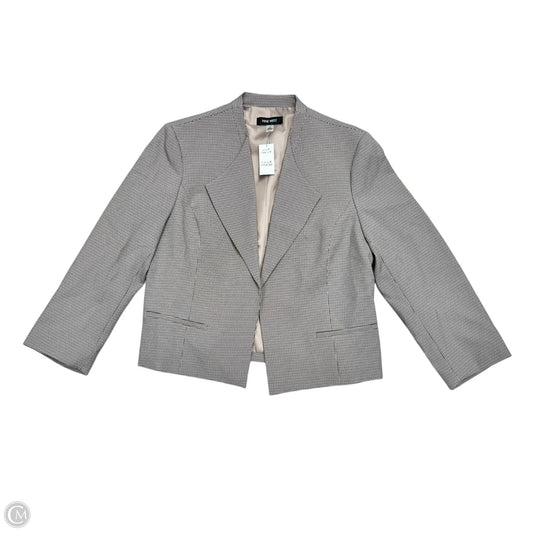 Blazer By Nine West In Brown & Cream, Size: L