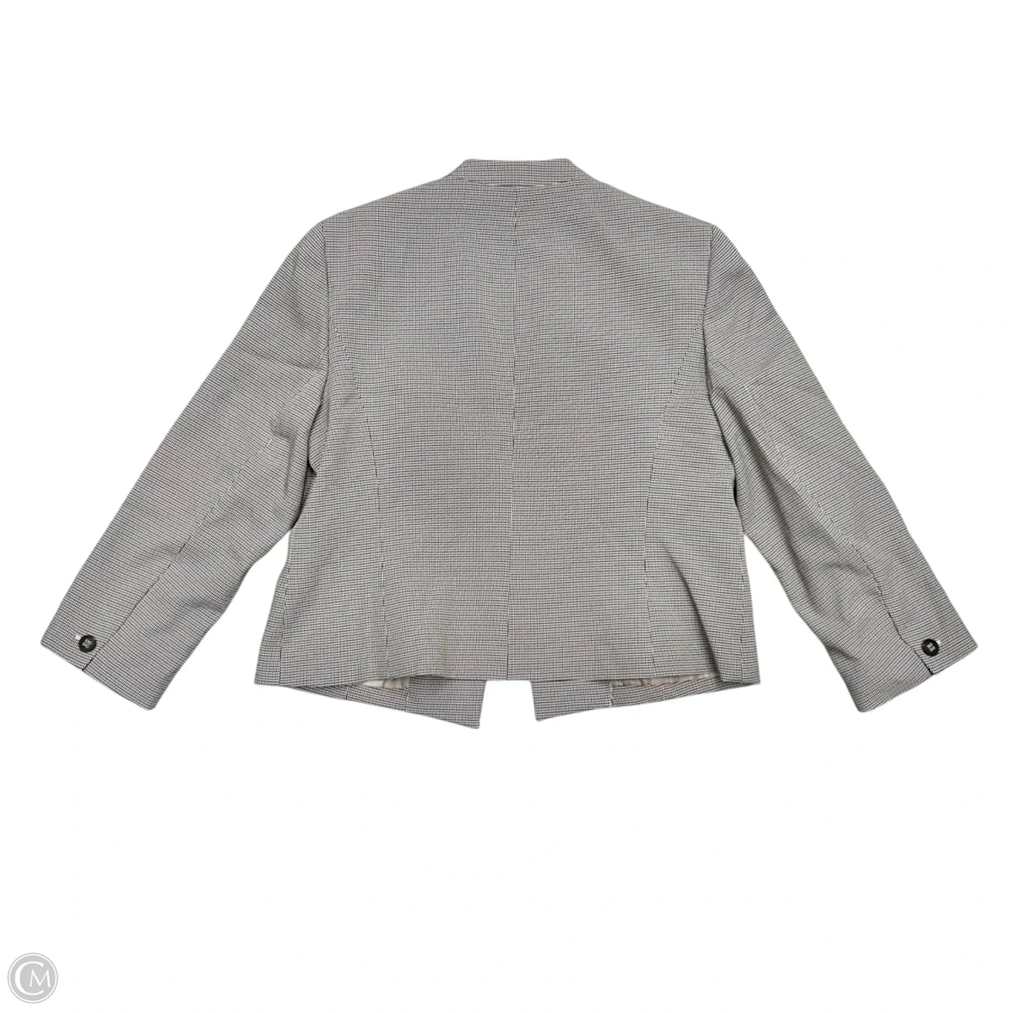 Blazer By Nine West In Brown & Cream, Size: L
