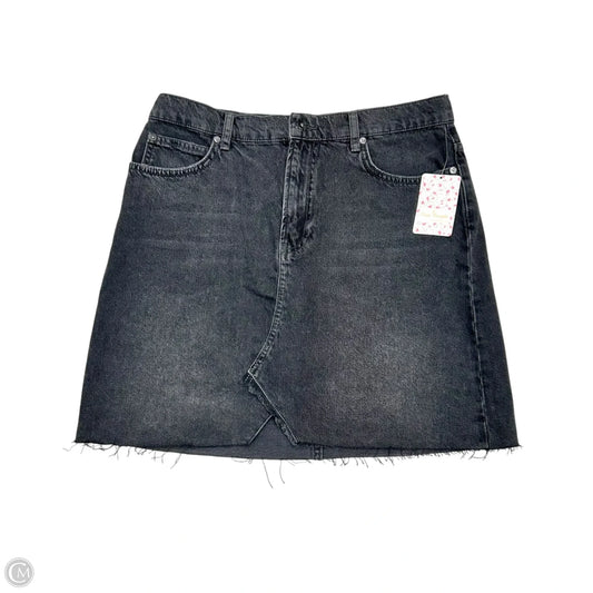 Skirt Mini & Short By We The Free In Black Denim, Size: 10