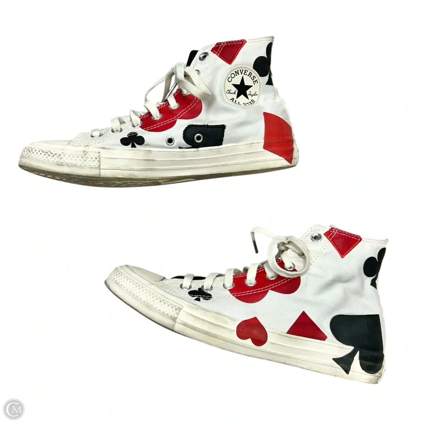 Shoes Sneakers By Converse In Black & White, Size: 10