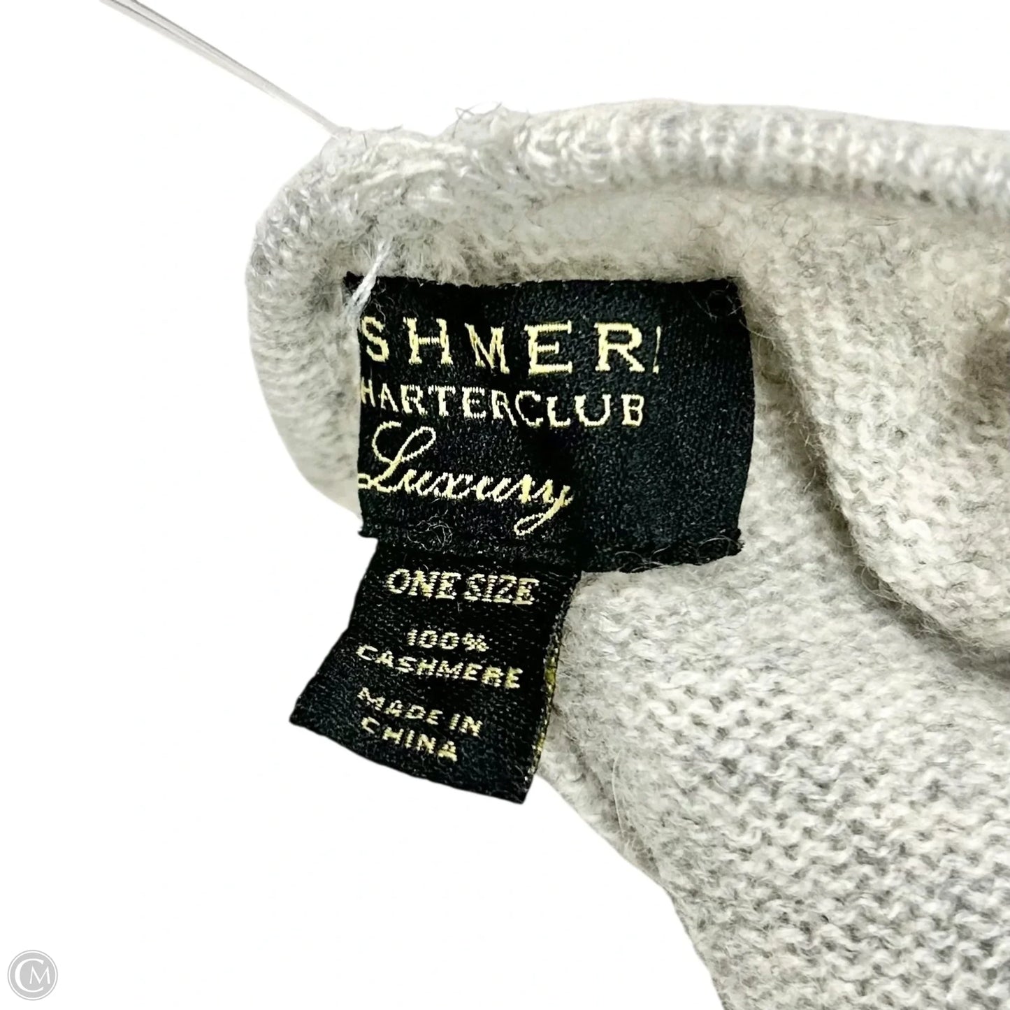 Sweater Cashmere By Charter Club In Grey, Size: Osfm