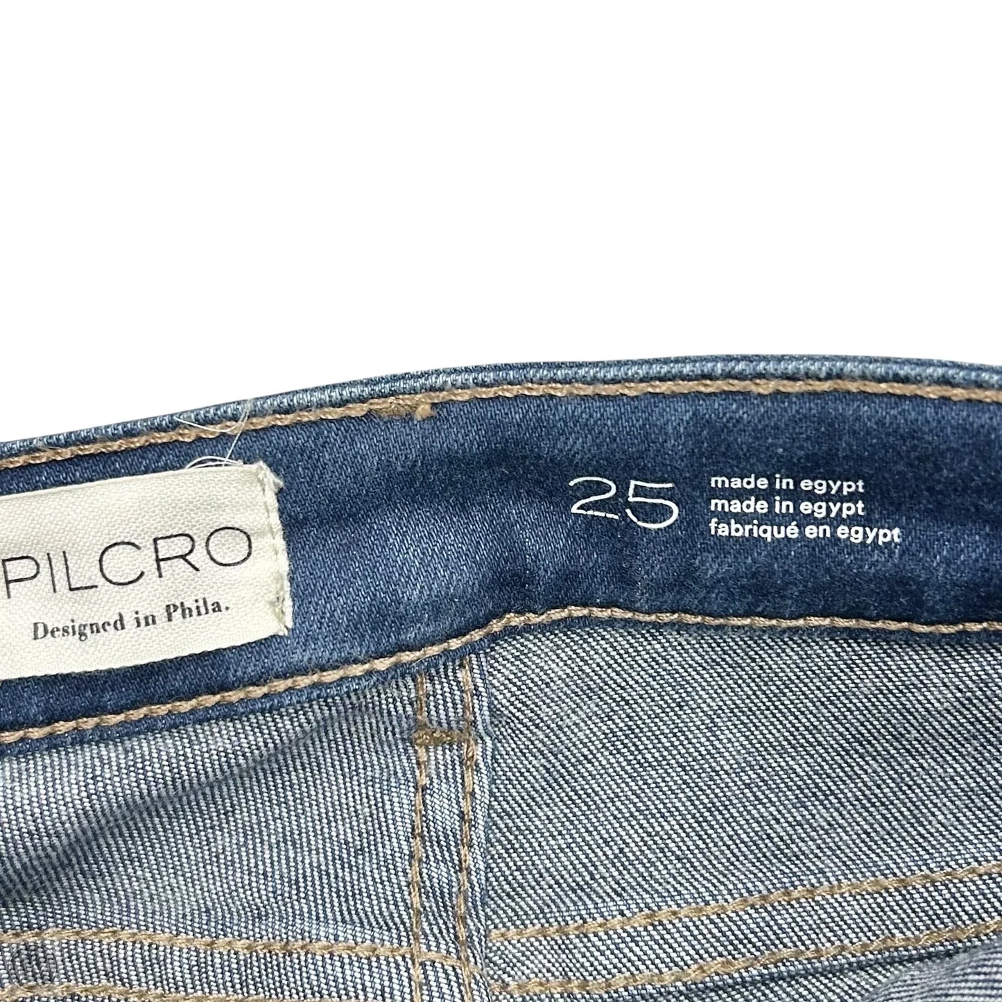 Jeans Boot Cut By Pilcro In Blue Denim, Size: 0