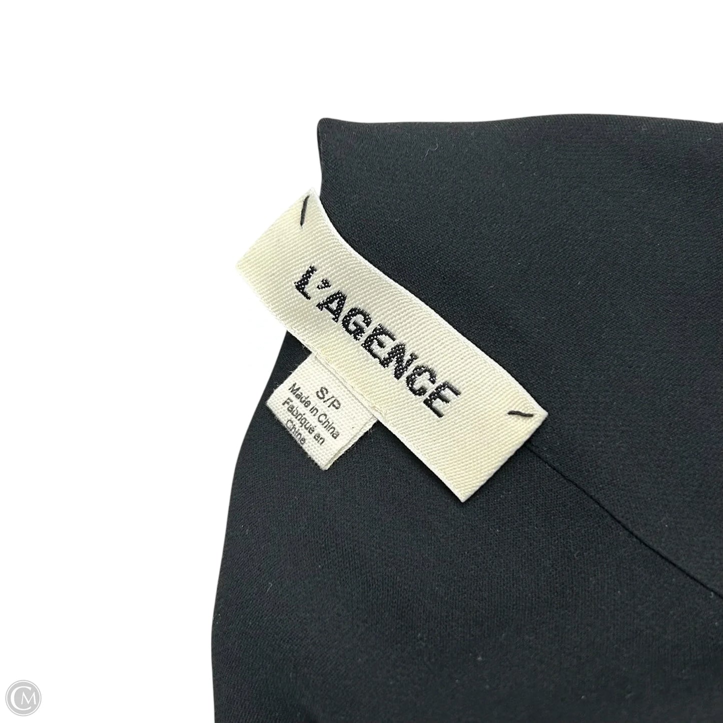 Blouse 3/4 Sleeve By L Agence In Black, Size: S
