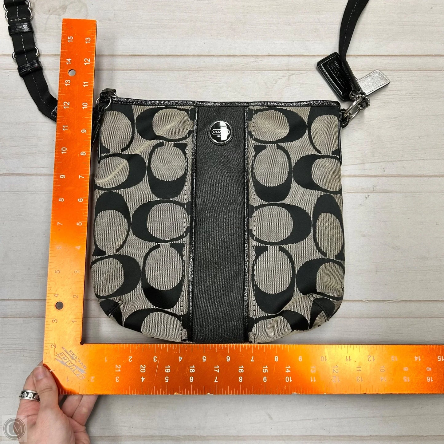 Crossbody Designer By Coach, Size: Medium