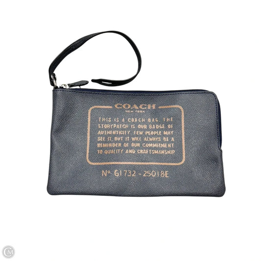 Wristlet Designer By Coach, Size: Large