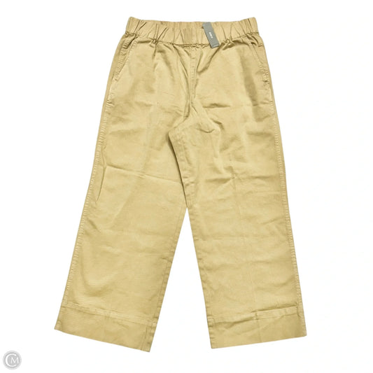 Pants Wide Leg By J. Crew In Khaki, Size: Lp
